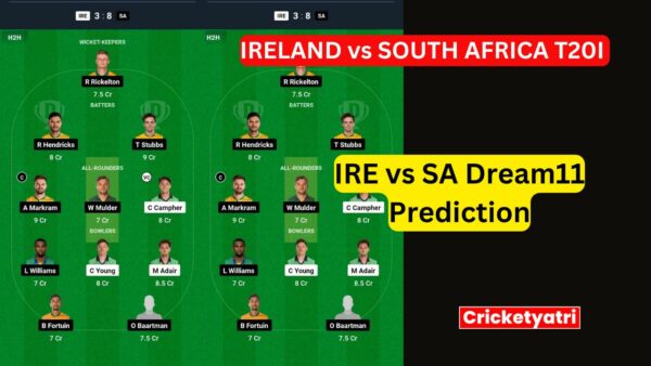 IRE vs SA Dream11