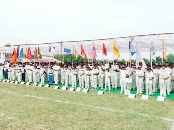 68th state level cricket competition started Rajasthan | 68th state level cricket competition started: Collector advised to play with sportsman spirit, players gathered in sports complex - Jhalwar News