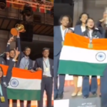 After winning the Chess Olympiad, Indian players celebrated like a cricket team