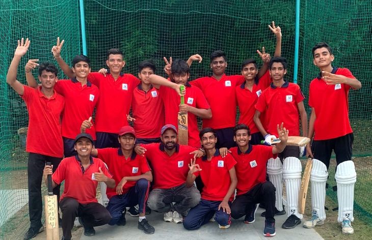 Gyana's team won the first match of Under 17 cricket | Gyana's team won the first match of Under 17 cricket - Ramganj Mandi News