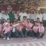 The final match of the district level under 17 years cricket competition was played between Jai Public and Saraswati Public School. Welcome to the runner-up team: Final match played between Jai Public and Saraswati Public School, District level under 17 year old cricket competition - Jhunjhunu News