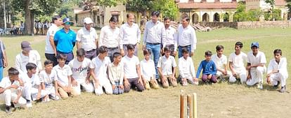 Under-14 boys cricket team was selected