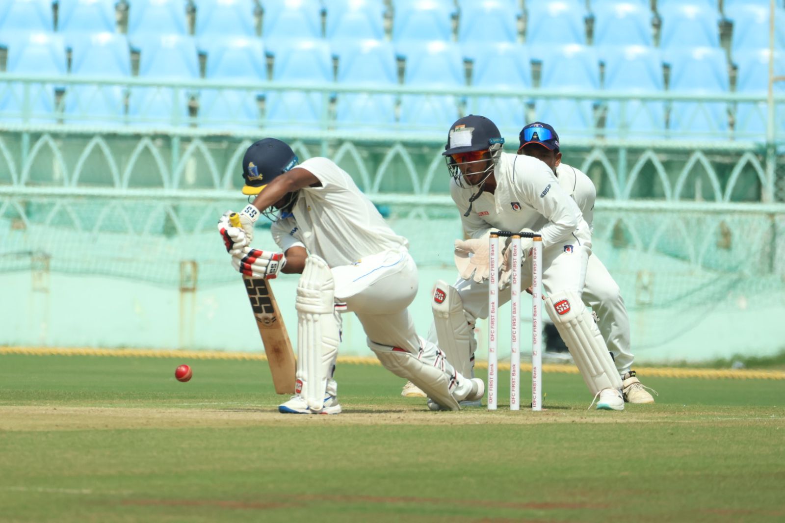 Bengal players are batting.