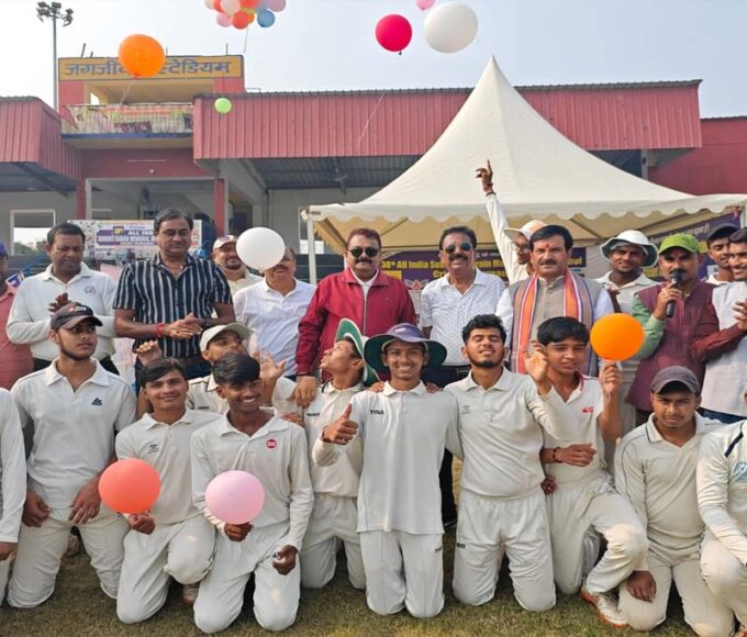 Grand inauguration of All India Sukhdev Narayan Memorial Inter School Cricket Competition