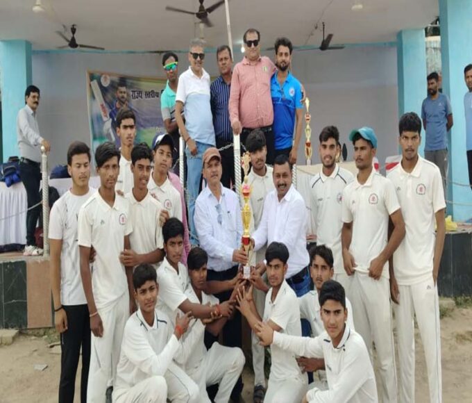 Gaya won the title of Bihar Inter District Boys Under-19 School Cricket Tournament