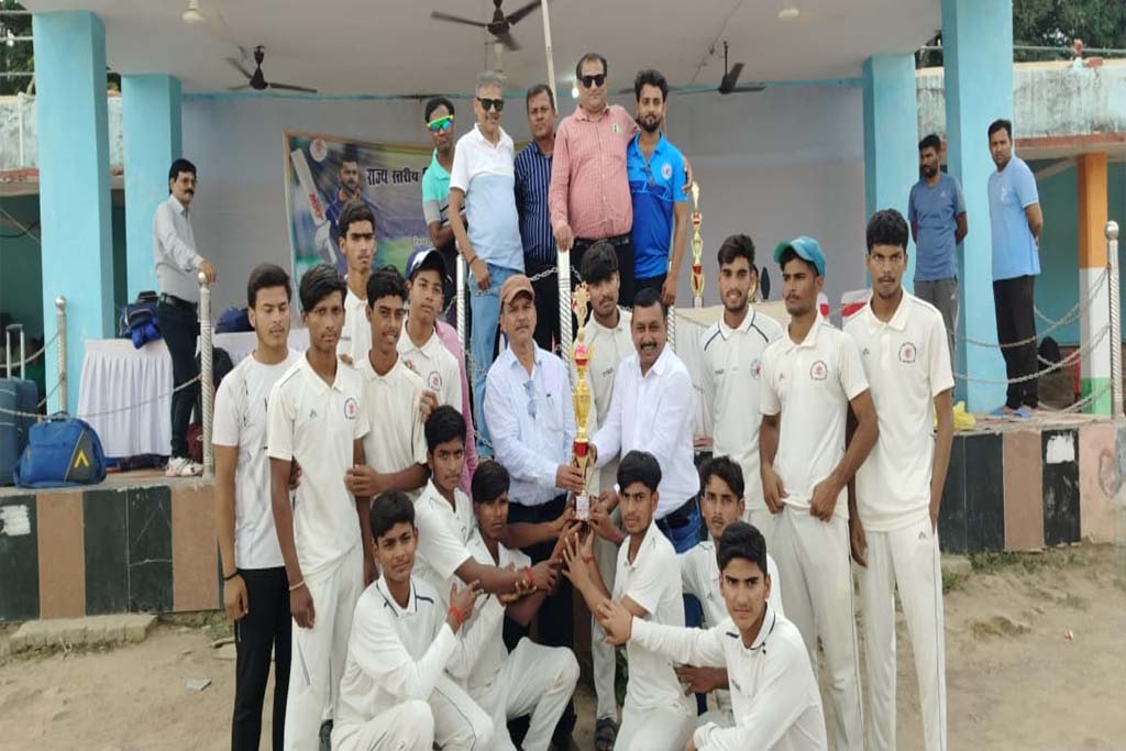 Gaya won the title of Bihar Inter District Boys Under-19 School Cricket Tournament