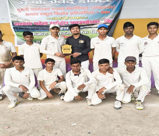 CAB Red team in semi-finals of Dr. Parmeshwar Dayal Memorial U-13 Cricket