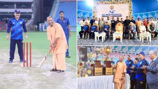 CM Yogi inaugurated the 36th All India Advocate Cricket Tournament in Lucknow