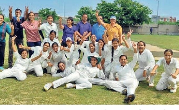 Jodhpur started with victory in Under-17 Girls Cricket | Jodhpur starts with victory in Under-17 girls cricket - Jodhpur News