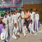 School of Cricket in the final of Dr. Parmeshwar Dayal Memorial School Cricket Tournament