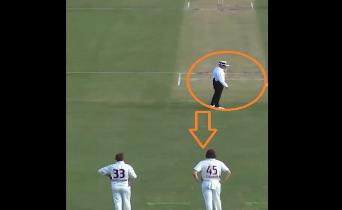 The strangest fielding position in the history of cricket, even the umpire was shocked after seeing it, it was difficult to believe, Video