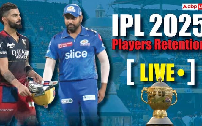 ipl 2025 all team retained players list IPL 2025 Players Retention Announcement Live updates CSK KKR MI RCB LSG SRH PBKS GT MS Dhoni Rishabh Pant