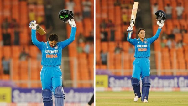 smriti mandhana breaks most centuries by indian women cricketer odi cricket india vs new zealand 3rd odi Smriti Mandhana बनीं