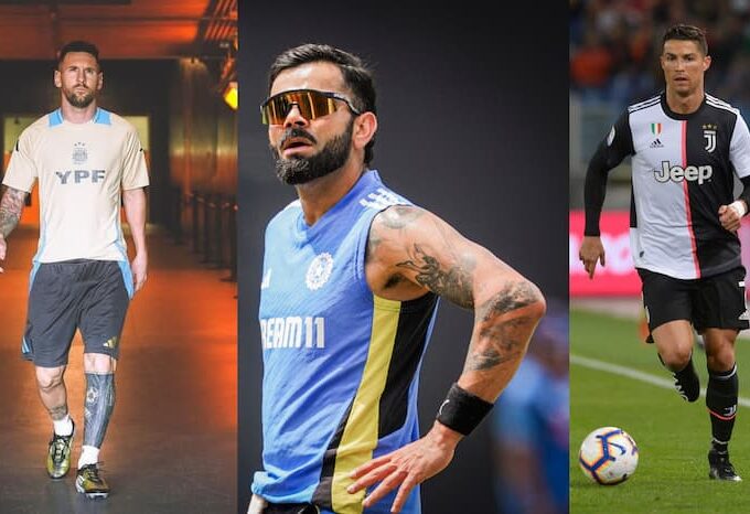 will Indian Cricketer Virat Kohli Break Footballer Cristiano Ronaldo and Lionel Messi Guinness World Records विराट कोहली तोड़ सकते हैं Cristiano Ronaldo और Lionel Messi का रिकॉर्ड, नाम होगा ये वर्ल्ड रिकॉर्ड?