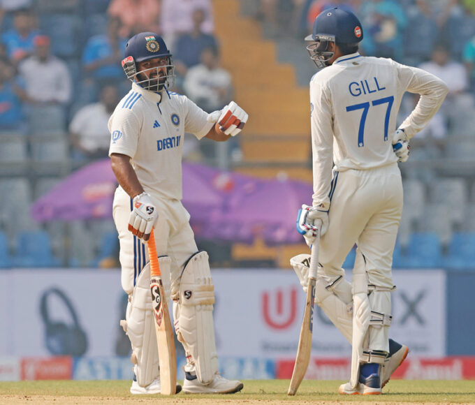 IND vs NZ 3rd Test 2024 Day 2 Scorecard: Till lunch break, Team India scored 195 runs for 5 wickets, New Zealand still 40 runs ahead, half-centuries from Rishabh Pant and Shubman Gill.