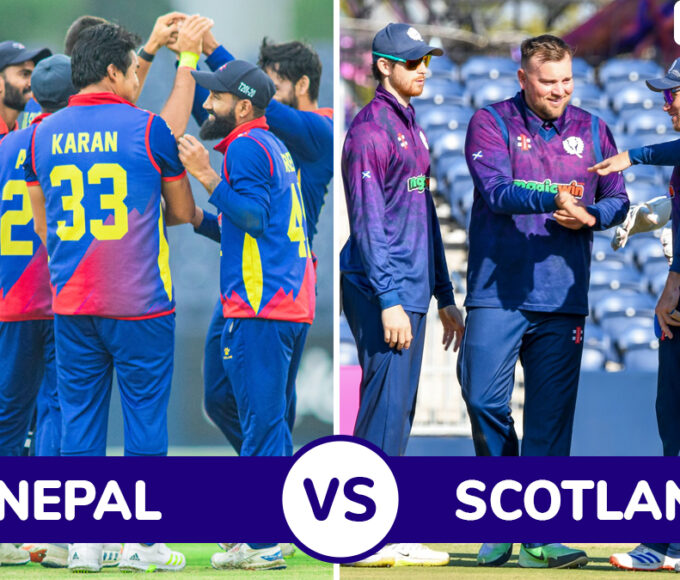 Nepal vs Scotland Match Scorecard, ICC CWC League 2 2023-27: ODI match between Nepal and Scotland canceled due to rain, one point distributed to both the teams