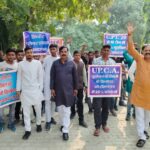 Cricket Players Association protested. Demonstration of Cricket Players Association in Ghazipur: UPCA accused of injustice to Purvanchal players, asked for 25 percent quota - Ghazipur News