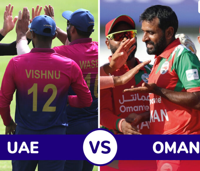 UAE vs OMAN ODI Scorecard, ICC CWC League 2 2023-27: Oman defeated UAE by 4 wickets in a thrilling match, Shakeel Ahmed took 5 wickets.