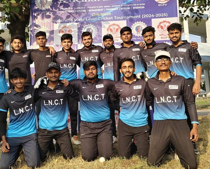 Radharaman RGPV Nodal Cricket Tournament | Radharaman RGPV Nodal Cricket Tournament: RGI and LNCT registered a spectacular victory - Bhopal News