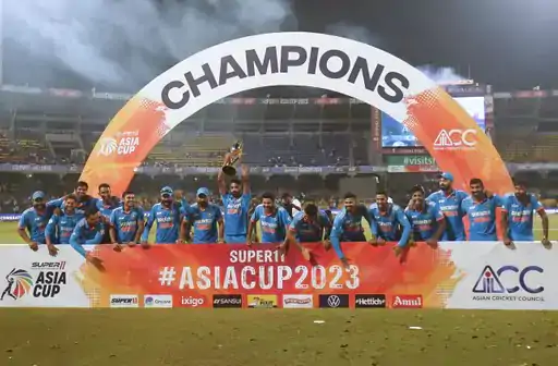 India defeated Sri Lanka by 10 wickets in the final of the Asia Cup.