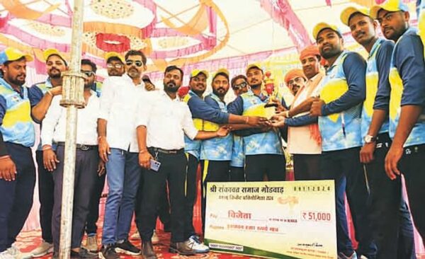 5 day cricket tournament concluded, Pali Warriors won the final. 5 day cricket competition concluded, Pali Warriors won the final - Sanderao News