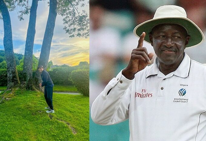 Former Indian Cricketer Sachin Tendulkar Roast Steve Bucknor on Twitter Sachin Tendulkar: सचिन के मजेदार पोस्ट से ट्रेंड हुए स्टीव बकनर, फैंस ने लिए खूब मजे; ट्वीट हुआ वायरल