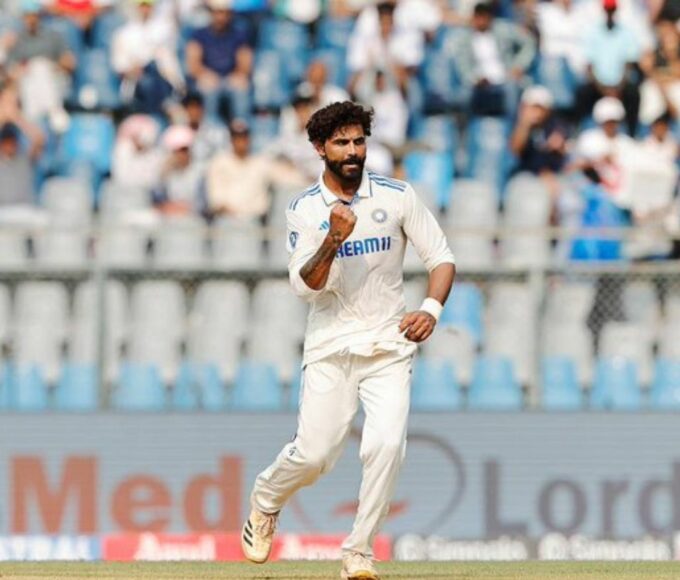 IND vs NZ 3rd Test: Jadeja created history in Mumbai Test, defeated Kapil Dev, Glenn McGrath and Waqar Younis together. ind vs nz 3rd test ravindra jadeda five-wicket-haul-matches-abdul-qadirs-record left behind kapil dev waqar younis