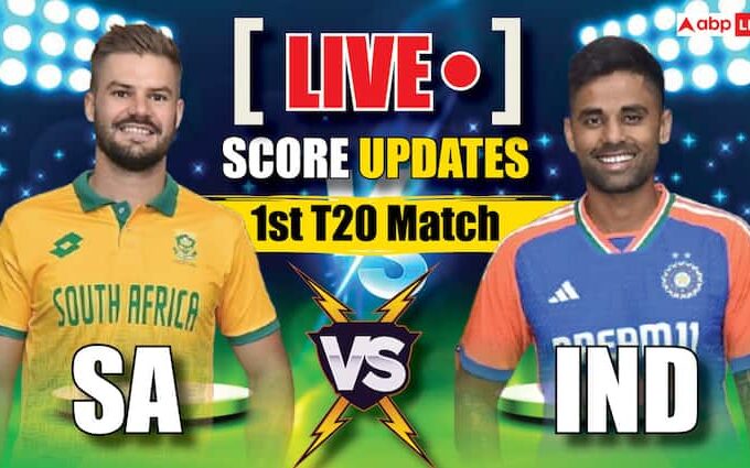 IND vs SA 1st T20 Score Live Updates Suryakumar Yadav India vs South Africa Live Commentary Durban