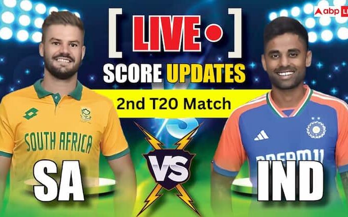 IND vs SA 2nd T20 Score Live Updates India vs South Africa ball by ball Commentary Gqeberha suryakumar Yadav