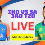 IND vs SA Score Live Updates 3rd T20 India vs South Africa Commentary Centurion