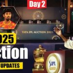 IPL 2025 Mega Auction Live Updates India Premier League Player Auction jeddah Day 2 Purse Remaining Team Squad Sold Unsold Players List