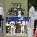 Mukesh Kumar repairing the pitch after 3rd day of play INDA vs AUS match latest sports news Watch: ऑस्ट्रेलिया में पिच की रिपेयरिंग करता नजर आया यह भारतीय गेंदबाज, देखें वायरल वीडियो