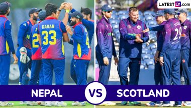 Nepal vs Scotland Match Scorecard, ICC CWC League 2 2023-27: ODI match between Nepal and Scotland canceled due to rain, one point distributed to both the teams