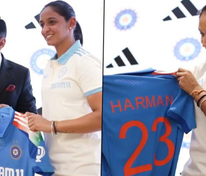 Team India New ODI Jersey Unveiled! Indian cricket team will be seen in a new look in ODI, Harmanpreet Kaur and Jai Shah unveiled the new Adidas kit, watch video