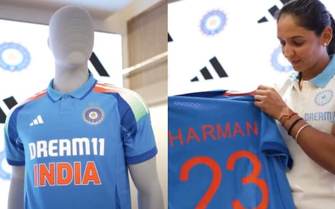 Team India New ODI Jersey unveiled Captain Harmanpreet Kaur Jay Shah BCCI Headquarters Team India New Jersey: BCCI ने टीम इंडिया की नई वनडे जर्सी से उठाया पर्दा, जानें इसके सबसे बड़ी खासियत