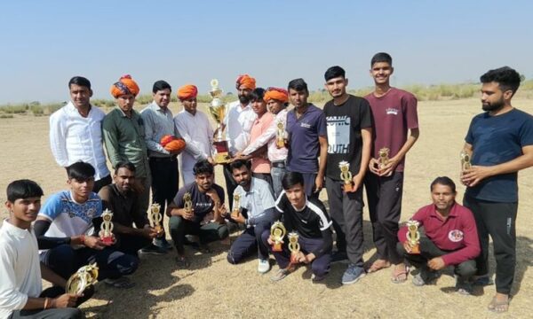 Ward 6 team was the winner in Jharna Premier League Cricket Competition. Ward 6 team was the winner in Jharna Premier League cricket competition - Chomu News