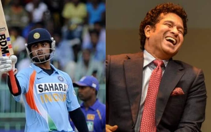 virat kohli sachin tendulkar first meeting pranked by former indian cricketers irfan pathan yuvraj singh Watch: सचिन के पैरों में गिर पड़े कोहली, 16 साल पुरानी घटना जिसे कभी नहीं भूल पाएंगे विराट