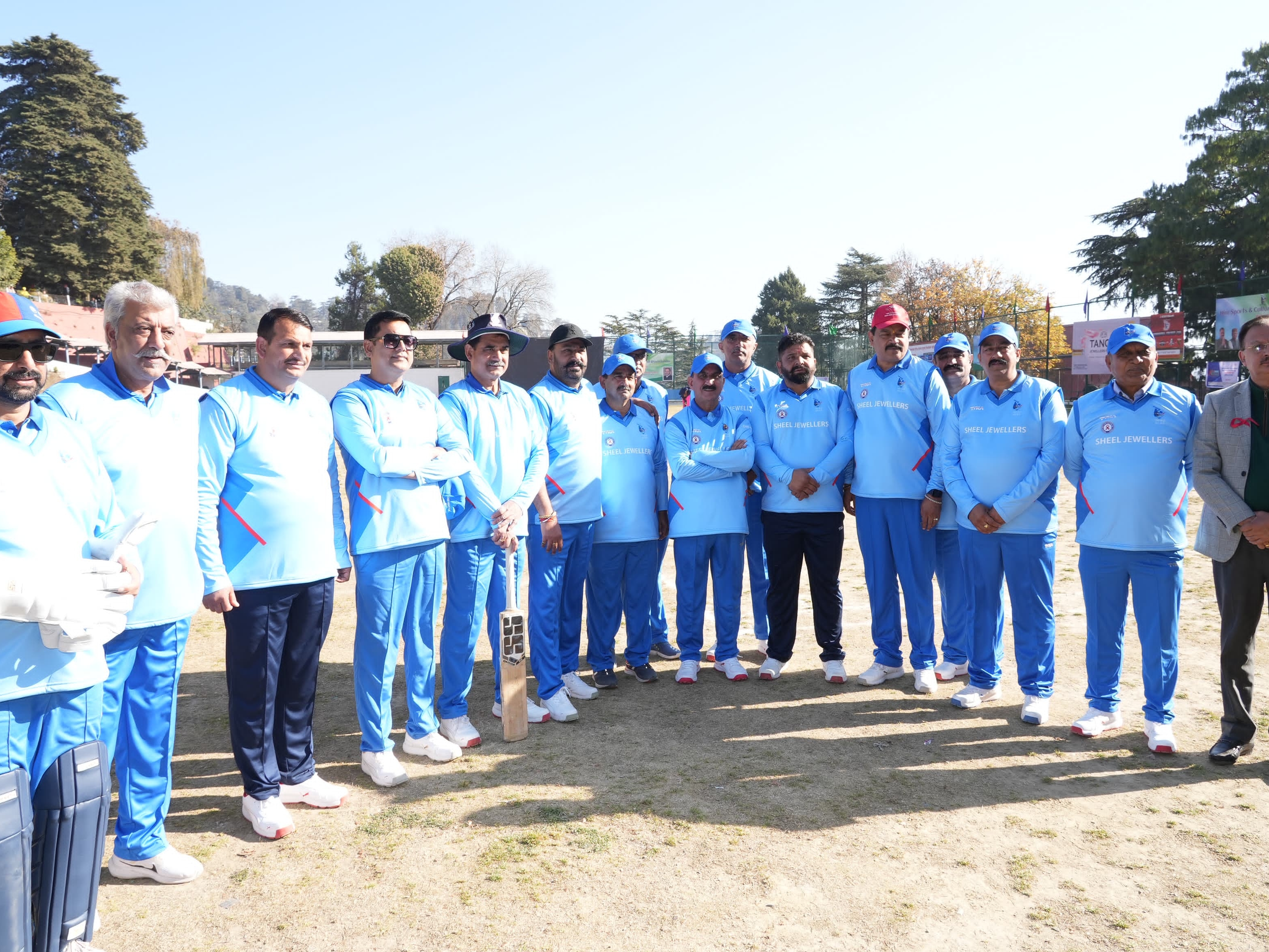 CM Sukhu's cricket team