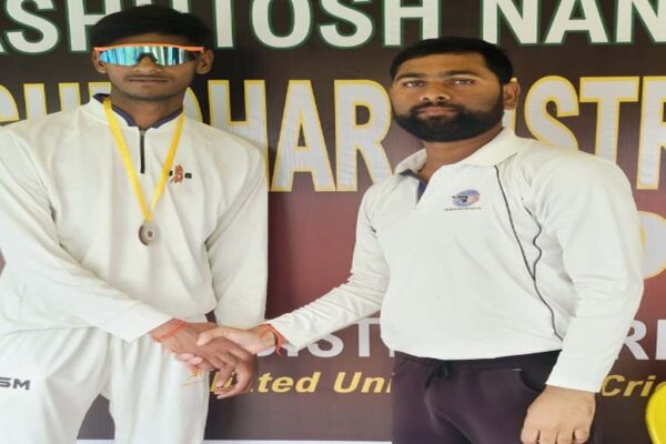 Bharti Cricket Club's big victory in Sheohar District Cricket League