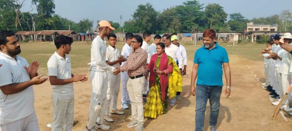 Dhalbhumgarh defeated Kashida by 188 runs in Vijay Bose Cricket Tournament.