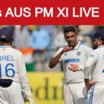 India vs Australia PM XI Live: Ravindra Jadeja at the crease with Washington Sundar, Shubman Gill hits a fifty, India's victory confirmed!