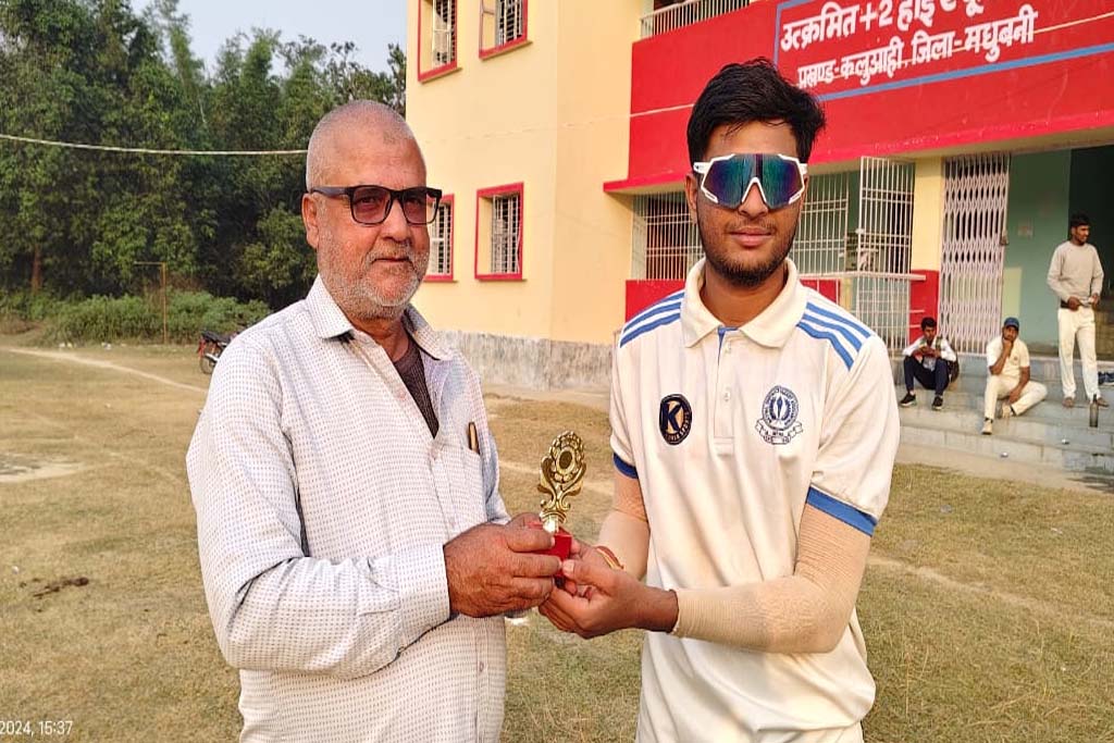 Jhanjharpur Cricket Club victorious in Madhubani District Cricket League