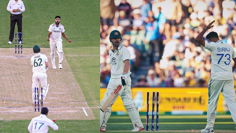 travis head reaction mohammed siraj aggressive send off during day 2 ind vs aus 2nd test border gavaskar trophy IND vs AUS: मोहम्मद सिराज की दहाड़ पर ट्रेविस हेड का रिएक्शन, ऑस्ट्रेलियाई बल्लेबाज ने जो कहा आपको जरूर सुनना चाहिए